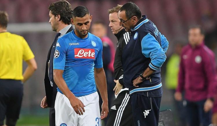 Napoli, infortunio per Ghoulam! 'Sospetta rottura del crociato'