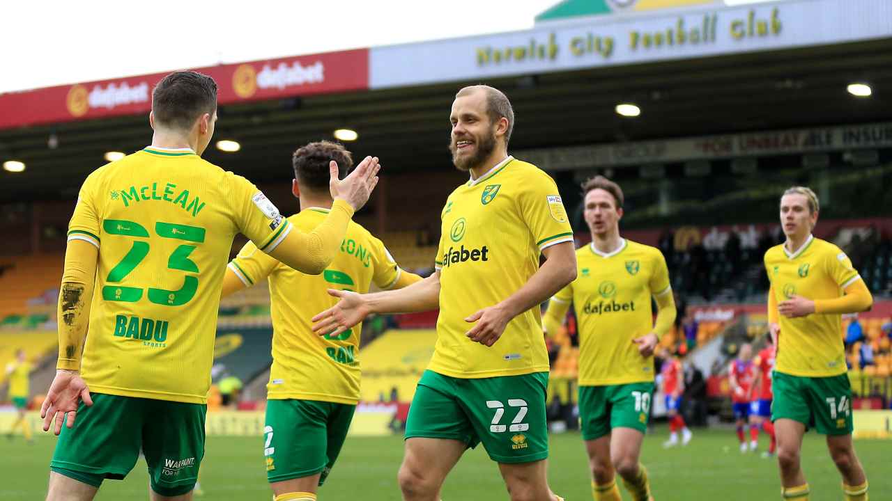 norwich city promozione