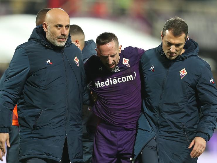 Ribery accompagnato - Getty images